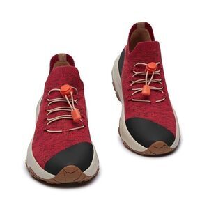 UIN Women's Walking Shoes  Non-Slip Comfort Sneaker (Cazorla Dark Red) No Box